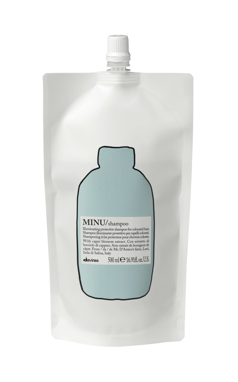 DAVINES REFILL MINU SHAMPOO 500ml - Шампунь для блиску та збереження косметичного кольору волосся DAVINES REFILL MINU SHAMPOO 500ml - Шампунь для блиску та збереження косметичного кольору волосся